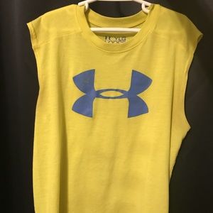 Under armour sleeve cutoff shirt